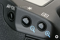 Canon EOS 1Ds Mark III:放大、縮小及 AF 按鈕