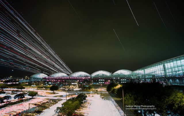 香港國際機場星流跡