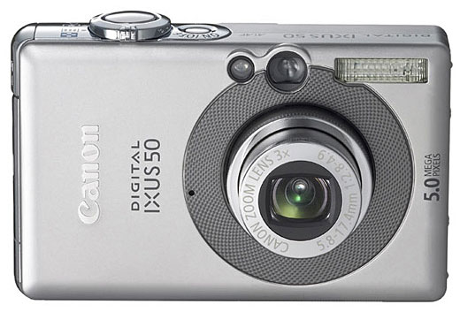 Canon Digital IXUS 50 介紹及測試、相機規格、最新價錢及二手行情 
