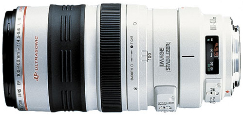 カメラ レンズ(ズーム) Canon EF 100-400mm f4.5-5.6L IS USM (已停產) 鏡頭規格、價錢及介紹 