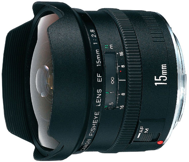 Canon EF 15mm f/2.8 Fisheye (已停產) 鏡頭規格、價錢及介紹文