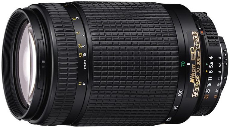 Nikon AF Zoom-Nikkor 70-300mm f/4-5.6D ED (已停產) 鏡頭規格、價錢及介紹文- DCFever.com